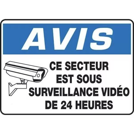 Accuform OSHA NOTICE SAFETY SIGN THIS AREA FRMASE807XV FRMASE807XV